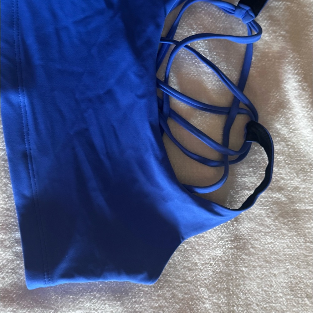 ONZIW Blue Strappy Sports Bra S/M